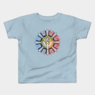 Mandala Philippine Sun / Baybayin word Lupang Hinirang Pilipinas (Chosen land Philippines) Kids T-Shirt